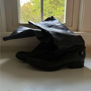 FRYE Boots - Melissa Button Back Zip, Size 8